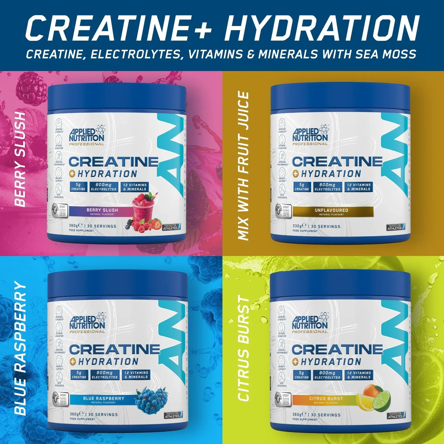 Applied nutrition Creatine + Hydration 360 g 30 serving