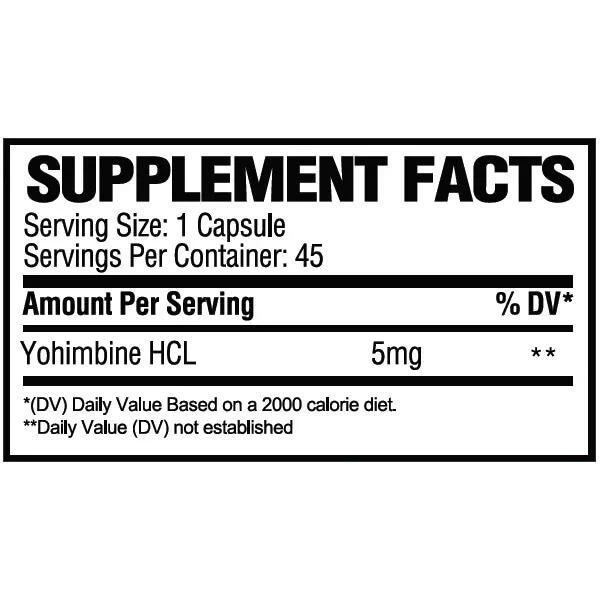 Revive MD Yohimbine HCl Fat Loss Sexual Health Support 45 Capsules New