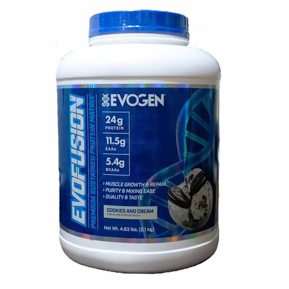 EVOGEN | EVOFUSION | Premium Protein Blend | Whey Isolate 60 Servings