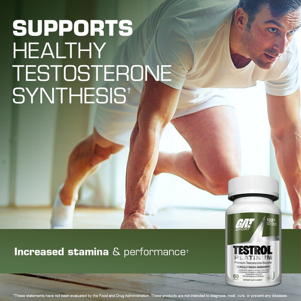 GAT Sport - Testrol Platinum
Premium Testosterone Booster 60 Caps