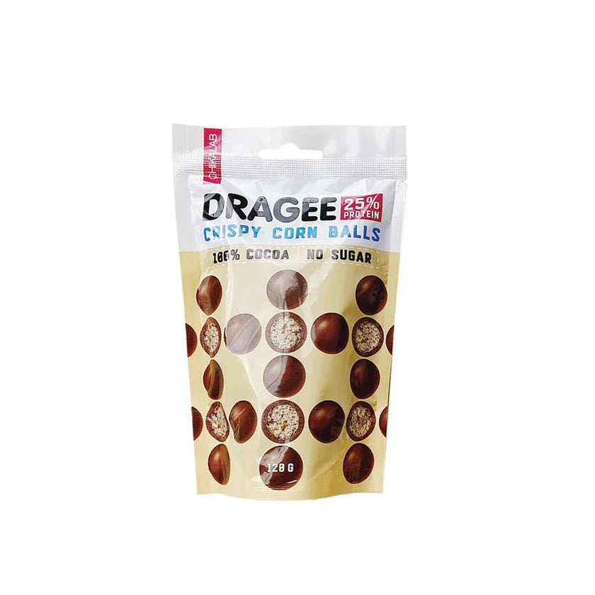Chikalab - protein dragee 120g chocolate covered corn balls