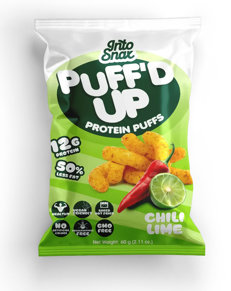 Into Snax Puff High‑Protein Crunch Puffs 60g
