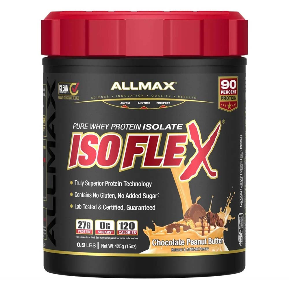 Allmax Isoflex 100% Pure Whey Protein Isolate, Chocolate Peanut Butter, 425 Gm
