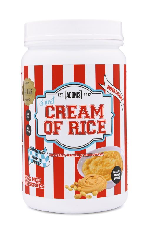 SWEET CREAM OF RICE (Carbohydrates) – Caramel Peanut Butter 1kg