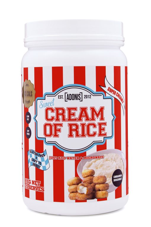 SWEET CREAM OF RICE (Carbohydrates) – Cinnamon Doughnut 1kg