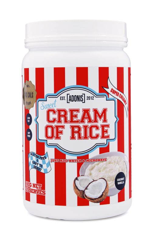 SWEET CREAM OF RICE (Carbohydrates) – Coconut Vanilla 1kg