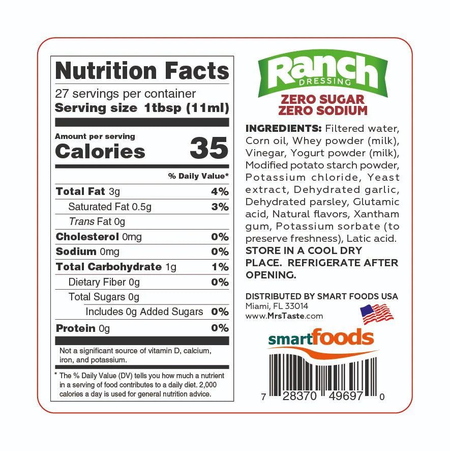 Mrs Taste Ranch dressing 300 ml