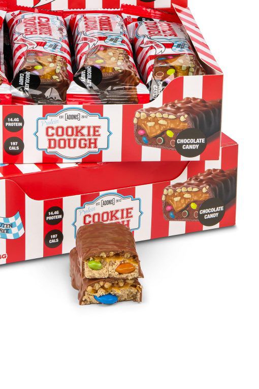 PROTEIN COOKIE DOUGH CHUNKY BAR (Box Of 12) – Chocolate Candy