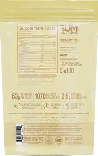 Raw Nutrition CBUM Mass Gainer Vanilla 12 LBS
