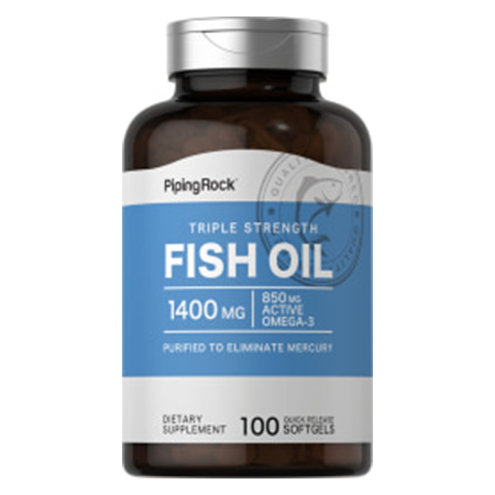 Piping Rock - Omega-3 Fish Oil 1400 mg 100 softgels