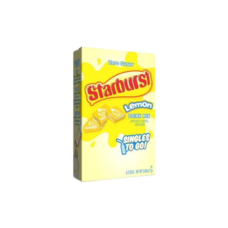 Starburst Duos Singles To Go Powdered Drink Mix 6 Packets Each 1pc