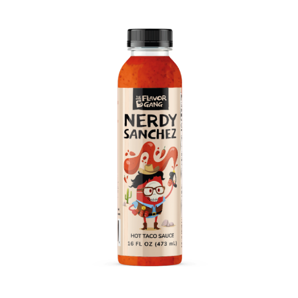 The Flavor GanG - NERDY SANCHEZ Hot Taco sauce