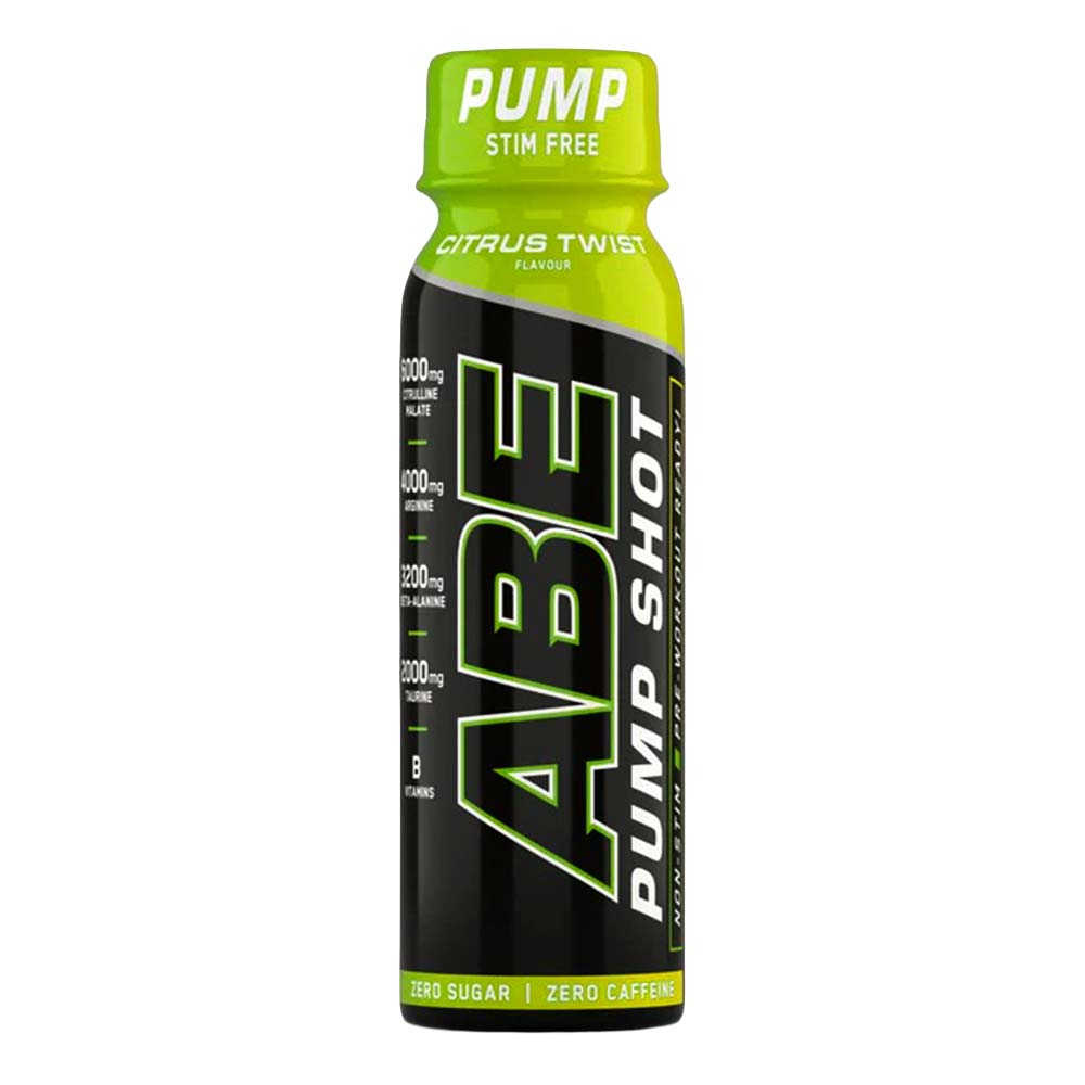 ABE Pump Pre Workout Shots - Stim Free , 100 ML