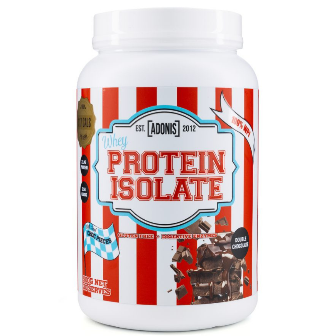 Adonis - Whey Protein Isolate Double Chocolate 900 g