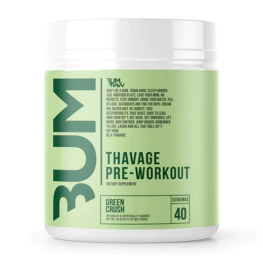 Raw - Cbum Thavage Pre-Workout Green Crush 40 SRV