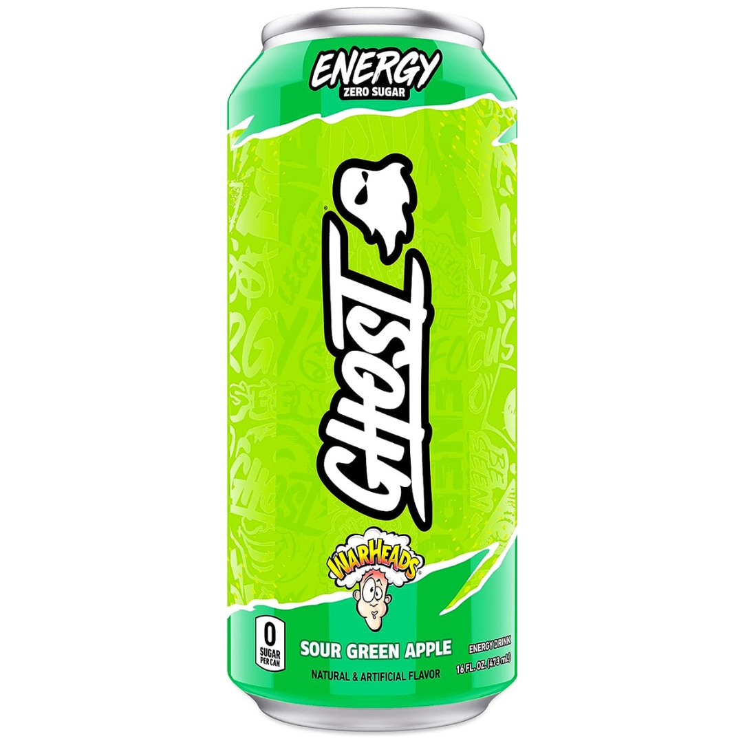 Ghost - Energy Drink Warheads Sour Green Apple 473 ml