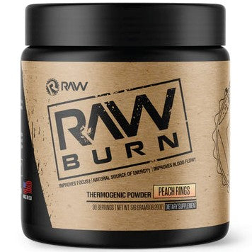 Raw - Burn Peach Rings 30 SRV