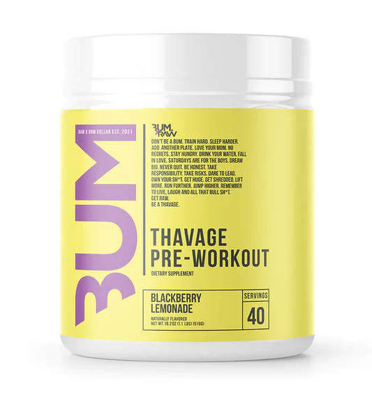 Raw - Cbum Thavage Pre-Workout Blackberry Lemonade 40 SRV