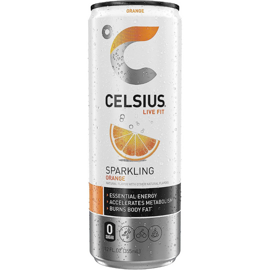 CELSIUS - Sparkling Drink Orange 355ml