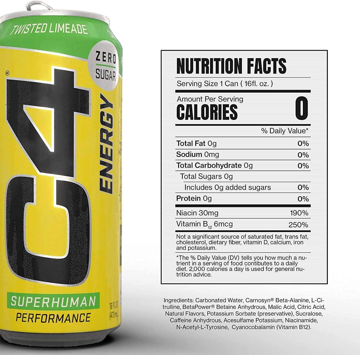 Cellucor C4 - Energy Drink Twisted Limeade 473 ml