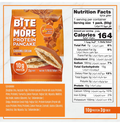 Bite & More - Protein Pancake Caramel Cream