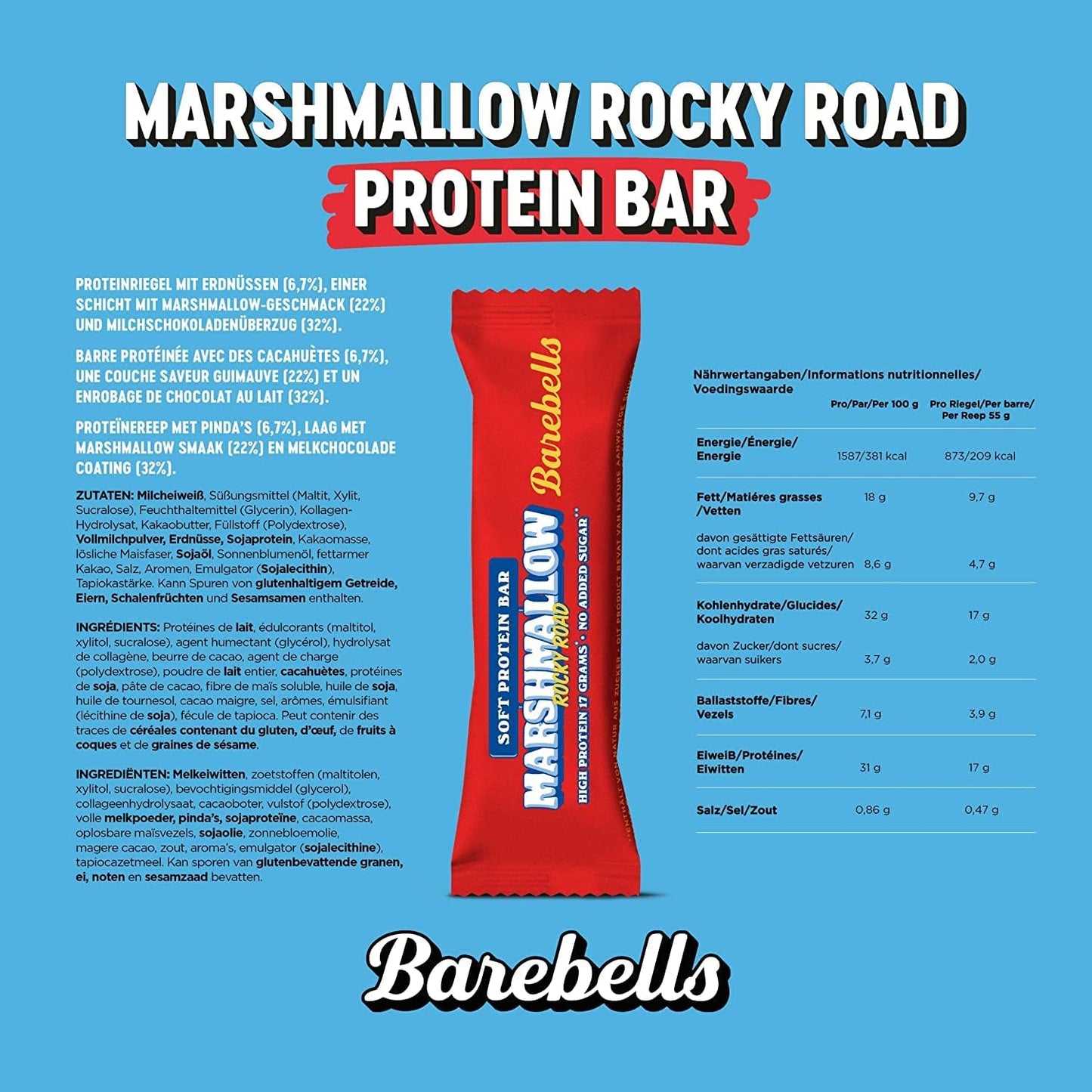 Barebells - Protein Bar Marshmallow 1 Pc