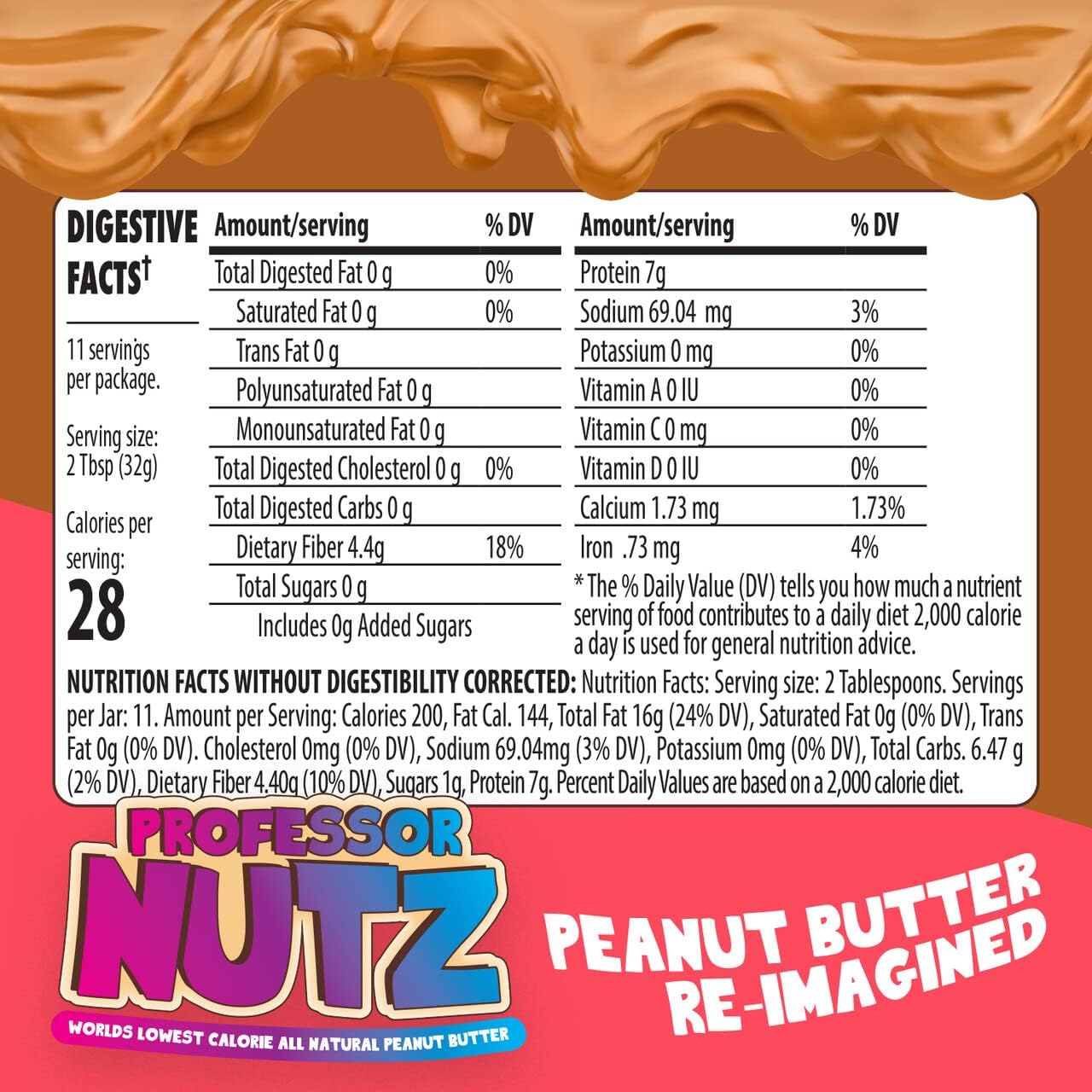 Professor Nutz - Organic Peanut Butter Original 352 g