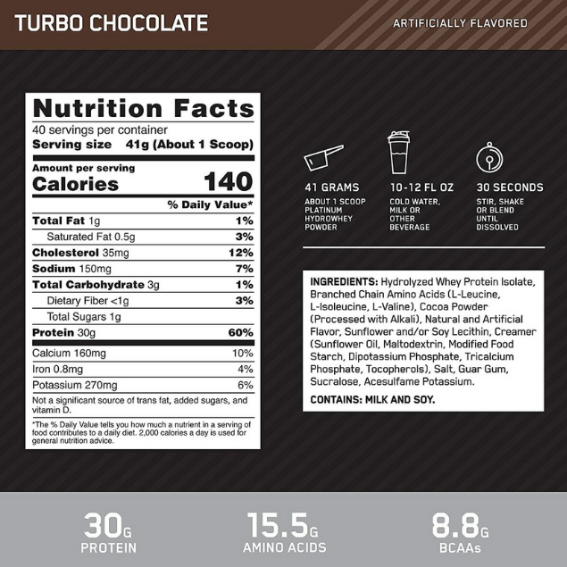 Hydro whey - Turbo Chocolate 1.64 kg