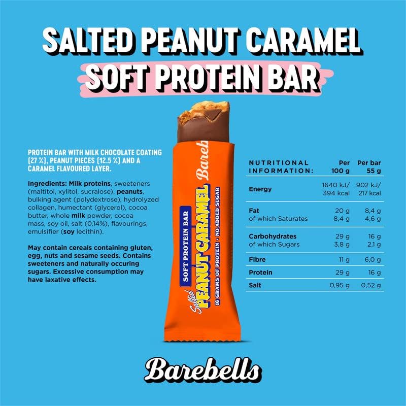 Barebells - Protein Bar Peanut Caramel 1 Pc