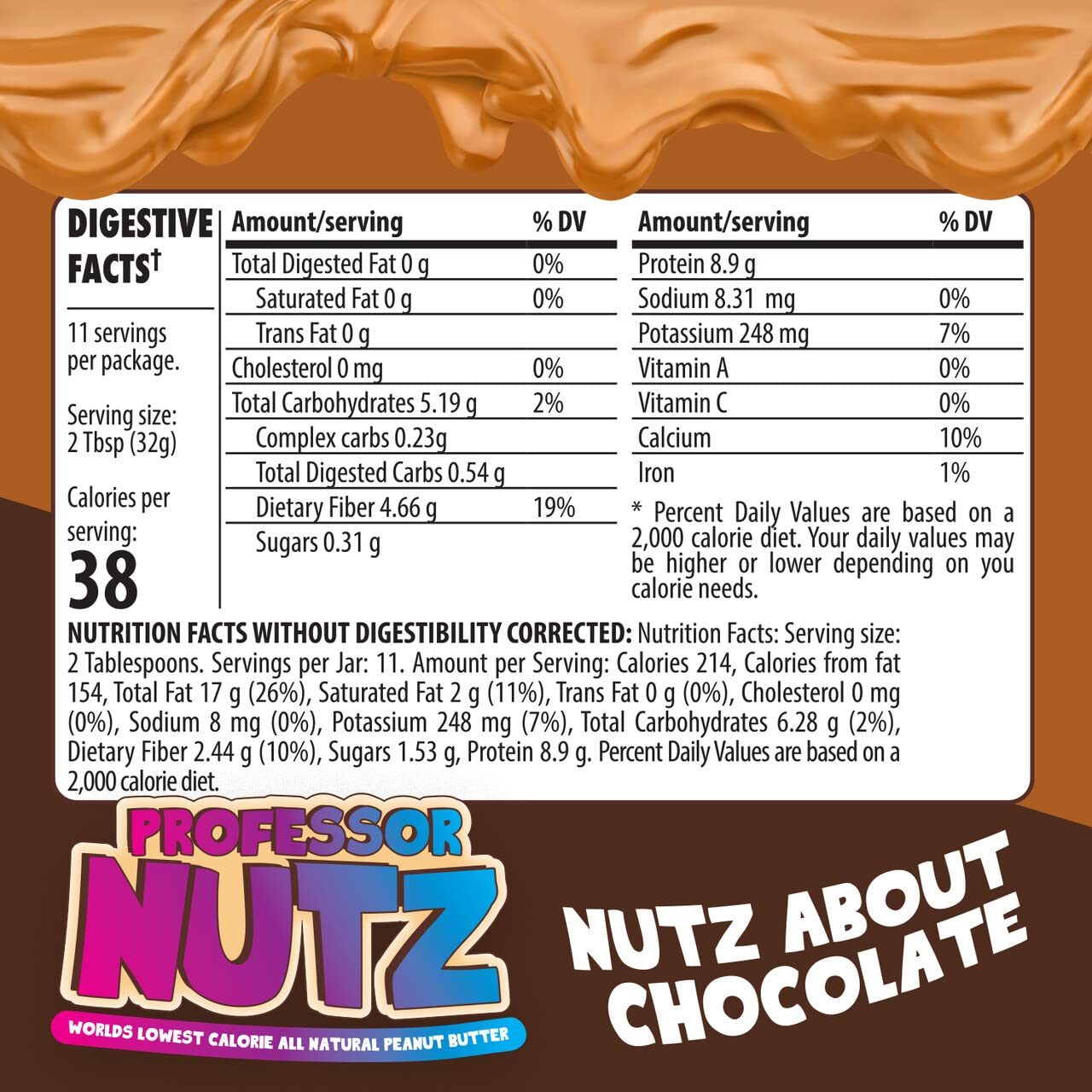 Professor Nutz - Organic Peanut Butter Chocolate 352 g