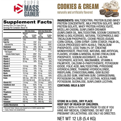 Dymatize Mass gainer - Cookie & Cream 5.4 kg