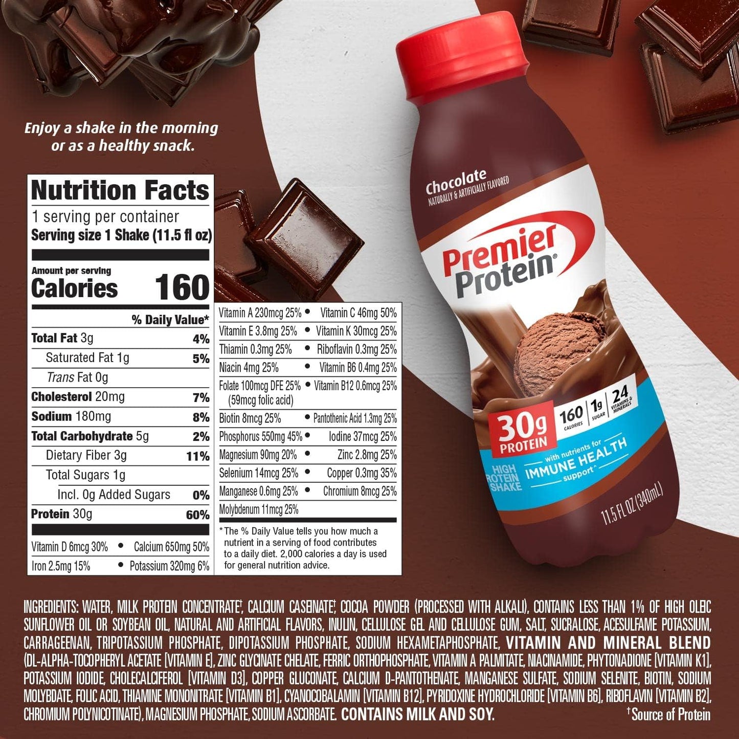 Premier Protein - Chocolate Protein Shake 340 ml