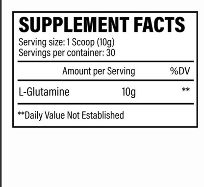 Revive – Glutamine Powder 30 Servings Unflavored