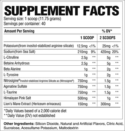 Raw - Pump Non-Stimulant Watermelon 470 g
