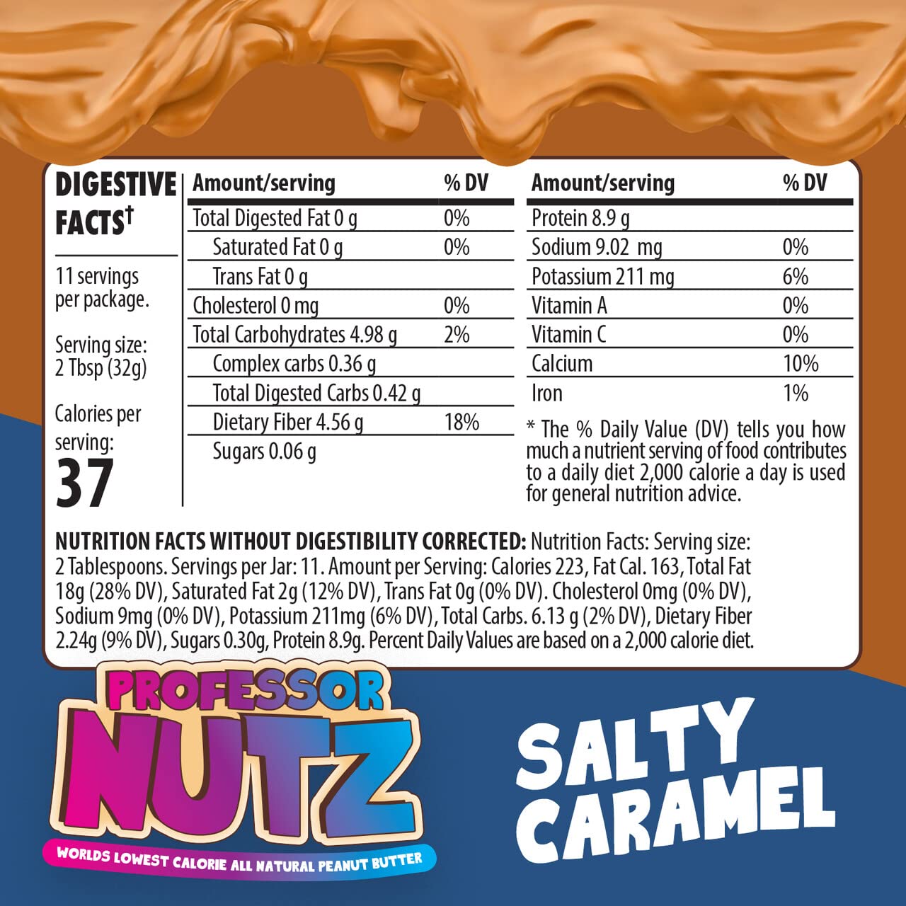 Professor Nutz - Organic Peanut Butter Salty Caramel 352 g