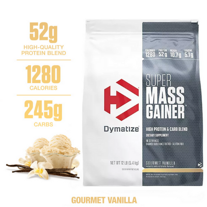 Dymatize Mass gainer - Gourmet Vanilla 5.4 kg