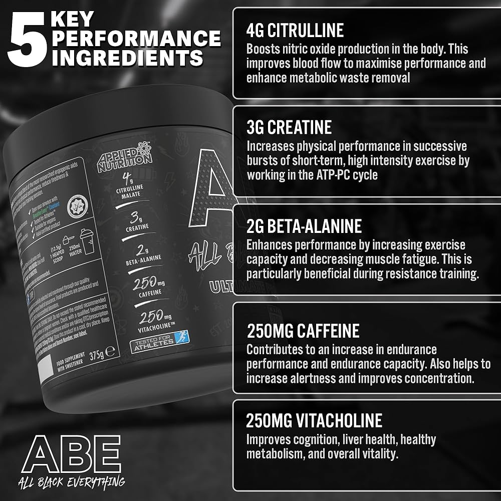 Applied Nutrition - ABE Pre Workout Strawberry Mojito 315 g