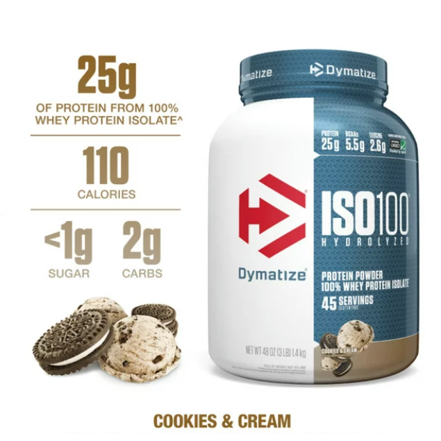 Dymatize Iso 100 - Cookies & Cream 2.3 kg