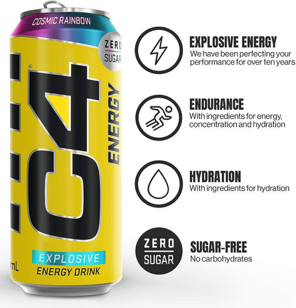 Cellucor C4 - Energy Drink Cosmic Rainbow 500 ml