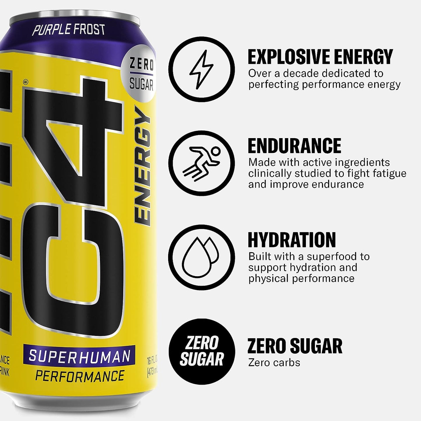 Cellucor C4 - Energy Drink Purple Frost 473 ml