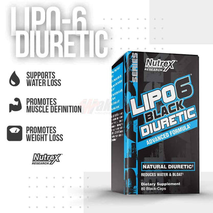 Lipo 6 Black - Diuretic (80 Cap)