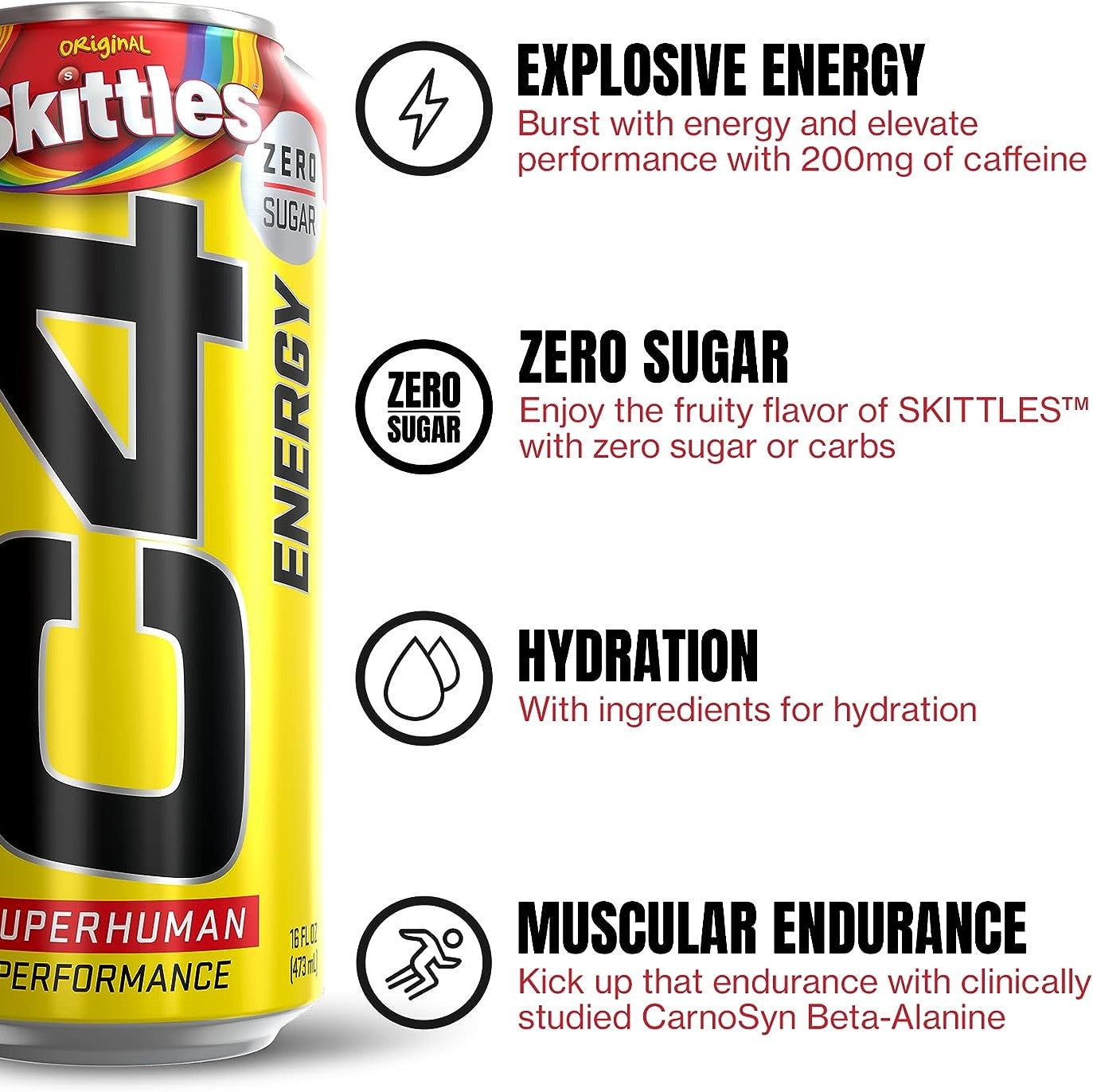Cellucor C4 - Energy Drink Skittles 473 ml