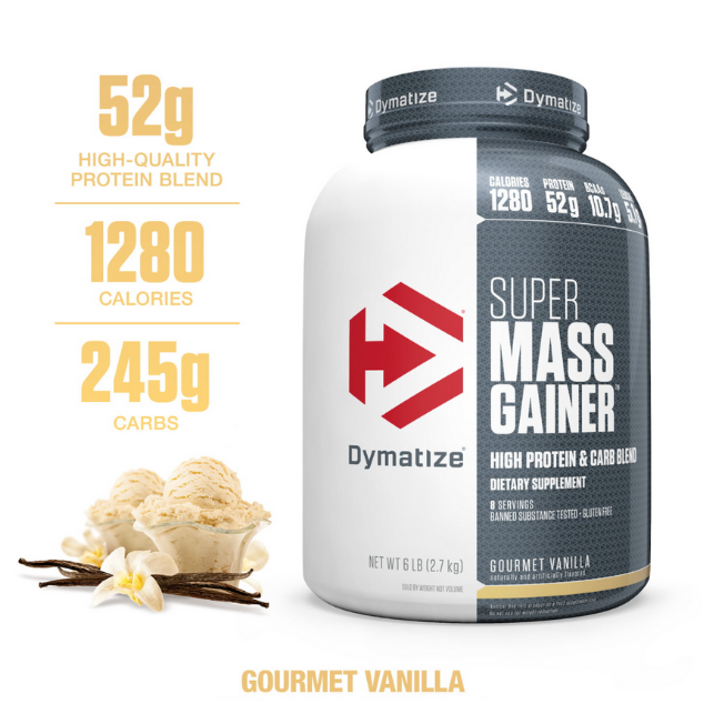 Dymatize Mass gainer - Gourmet Vanilla 2.7 kg