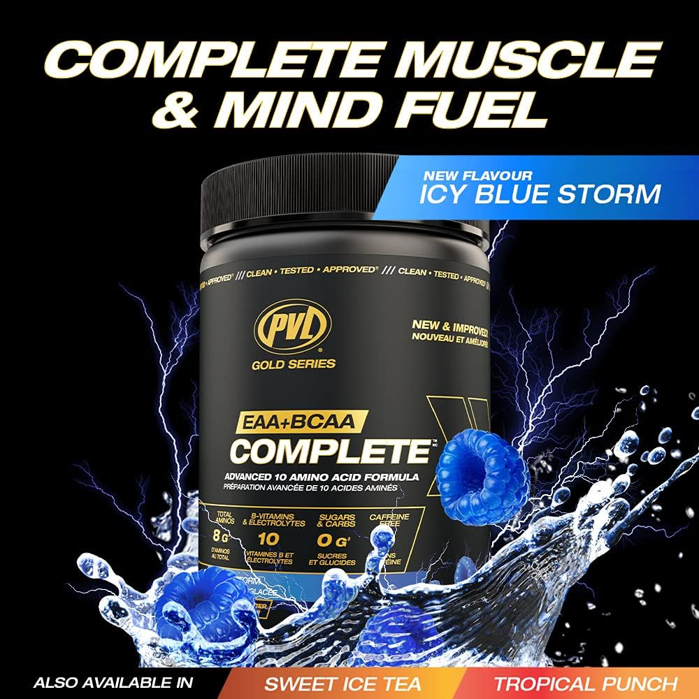 PVL - EAA + BCAA COMPLETE Icy Blue Storm 369 g