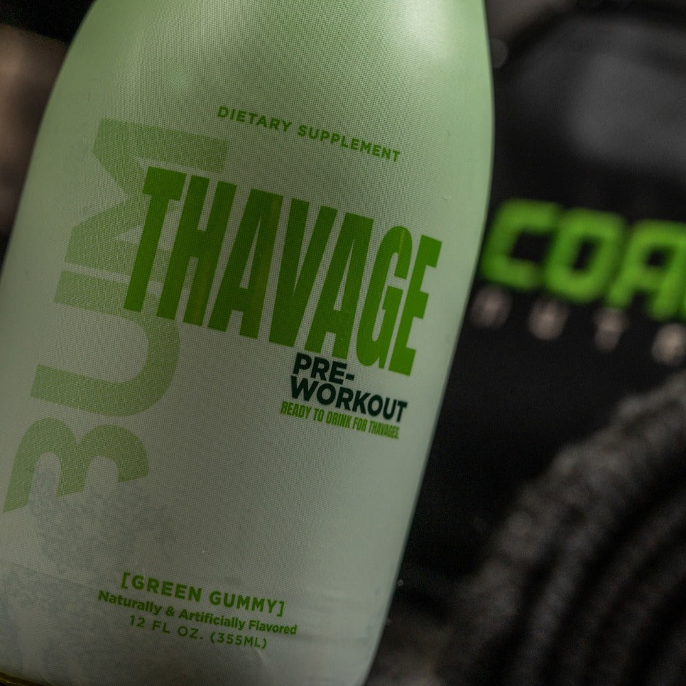 Raw - Bum Thavage Pre Work Out RTD Green Gummy 355 ml
