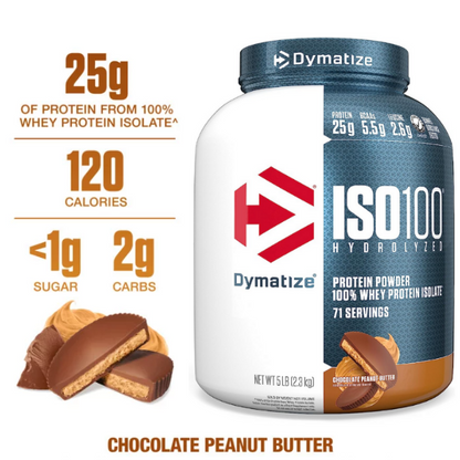 Dymatize Iso 100 - Chocolate Peanut butter 2.3 kg