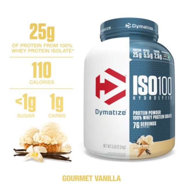 Dymatize Iso 100 - Gourmet Vanilla 2.3 kg