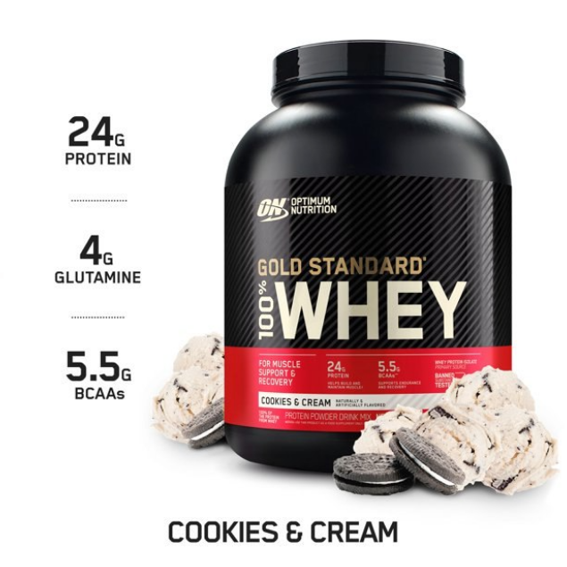 Whey Protein Gold Standard - Cookie & Cream  2.27 kg