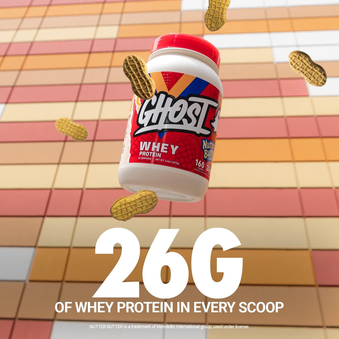 Ghost - Whey Protein Nutter Butter 1 kg