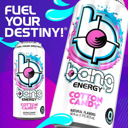 Bang Energy - Cotton Candy Energy Drink 473 ml